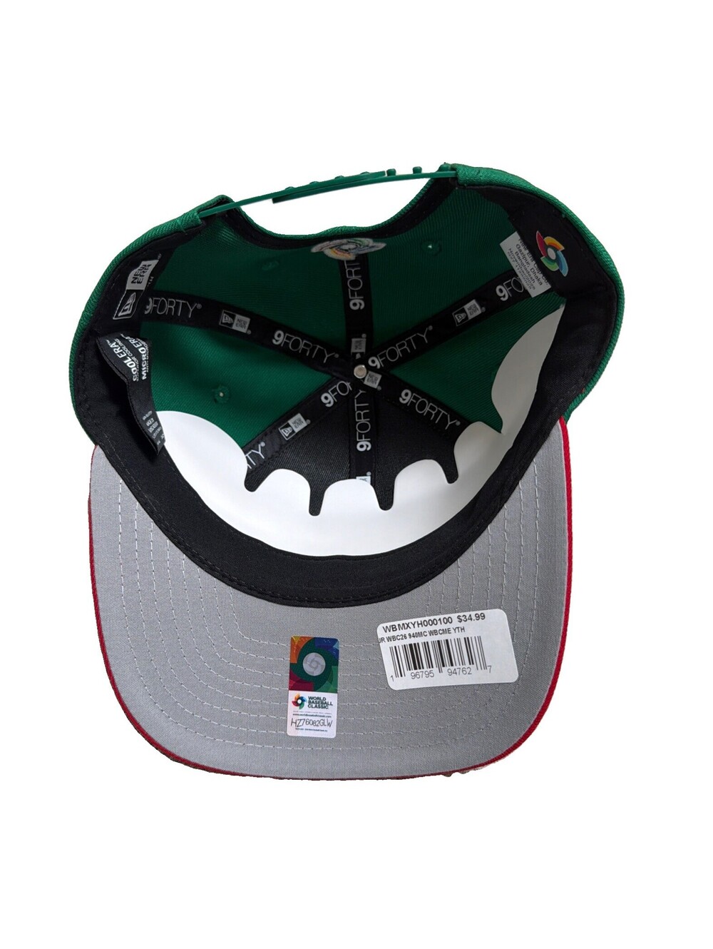 Mexico Fitted Hat M-Crown Youth New Era 59FIFTY World Baseball Classic NWT - Picture 6 of 9